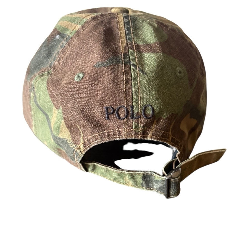 Polo Ralph Lauren Men’s Camouflage Baseball Cap Big Pony OS NWT - Picture 6 of 9
